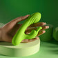 Evolved BRAT BUNNY - Green 16.2cm USB Rechargeable Rabbit Vibrator