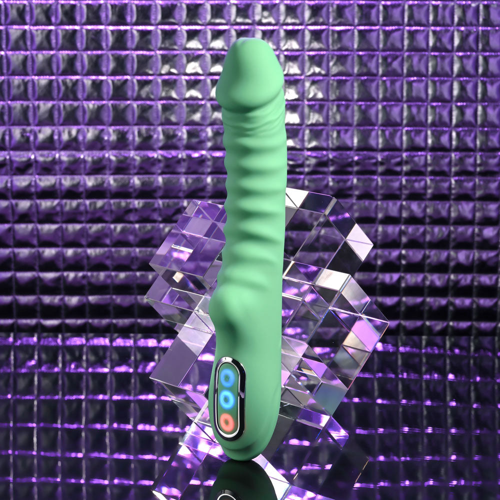 Evolved FULL THROTTLE - Mint Green 24.1cm USB Rechargeable Vibrator