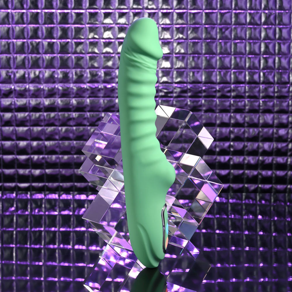 Evolved FULL THROTTLE - Mint Green 24.1cm USB Rechargeable Vibrator