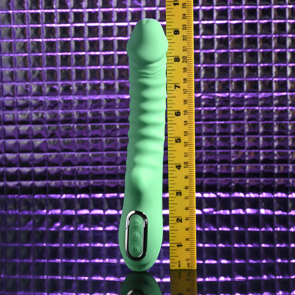 Evolved FULL THROTTLE - Mint Green 24.1cm USB Rechargeable Vibrator