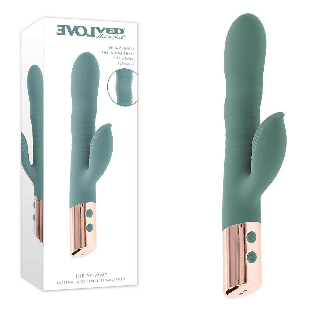 Evolved THE SHIMMY - Thrusting Rabbit Vibrator