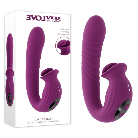Evolved DEEP ECSTASY Thrusting Rotating Tapping Vibrator