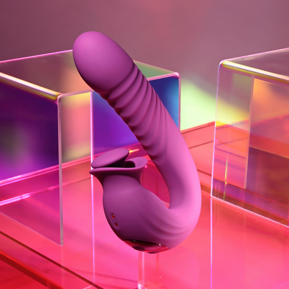 Evolved DEEP ECSTASY Thrusting Rotating Tapping Vibrator