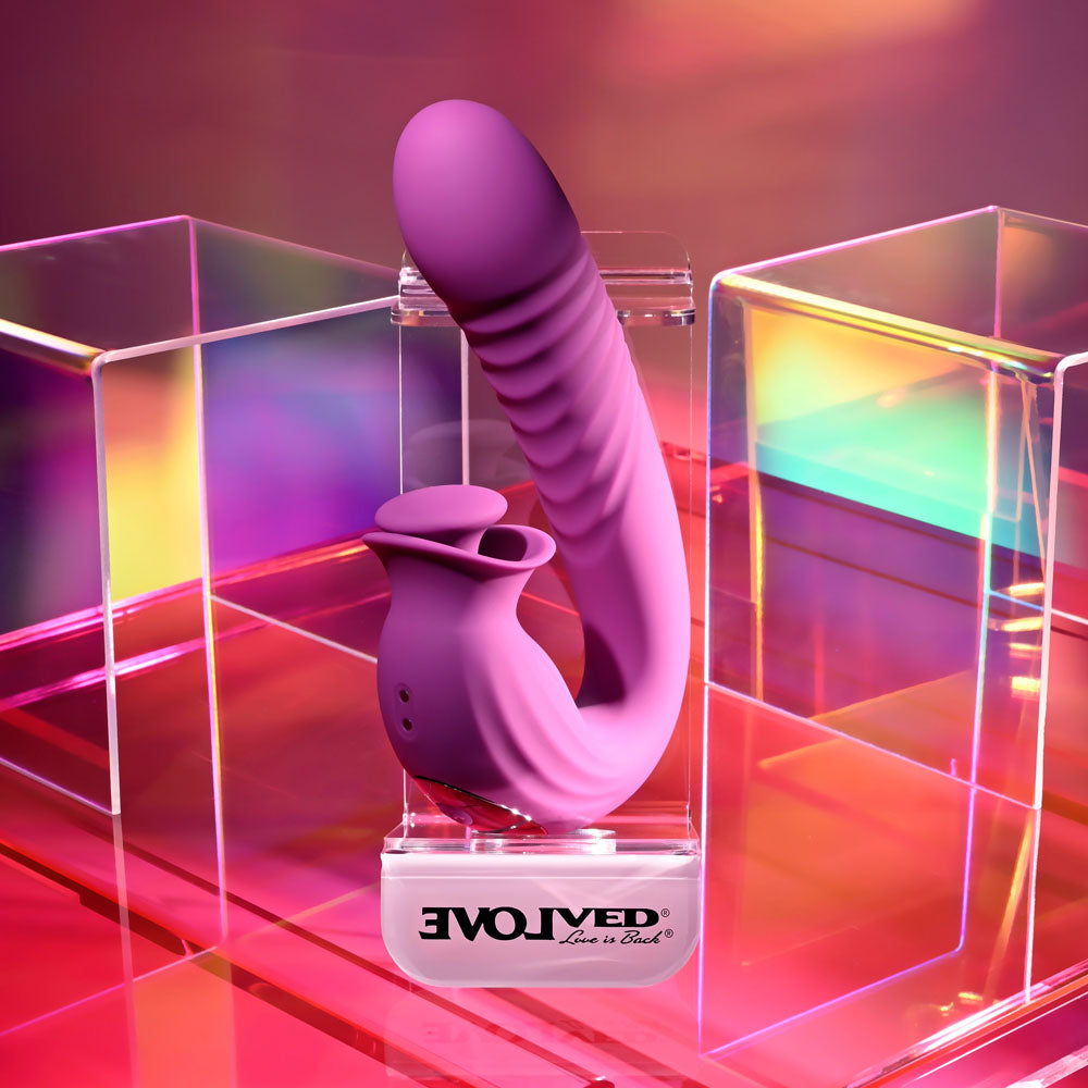 Evolved DEEP ECSTASY Thrusting Rotating Tapping Vibrator