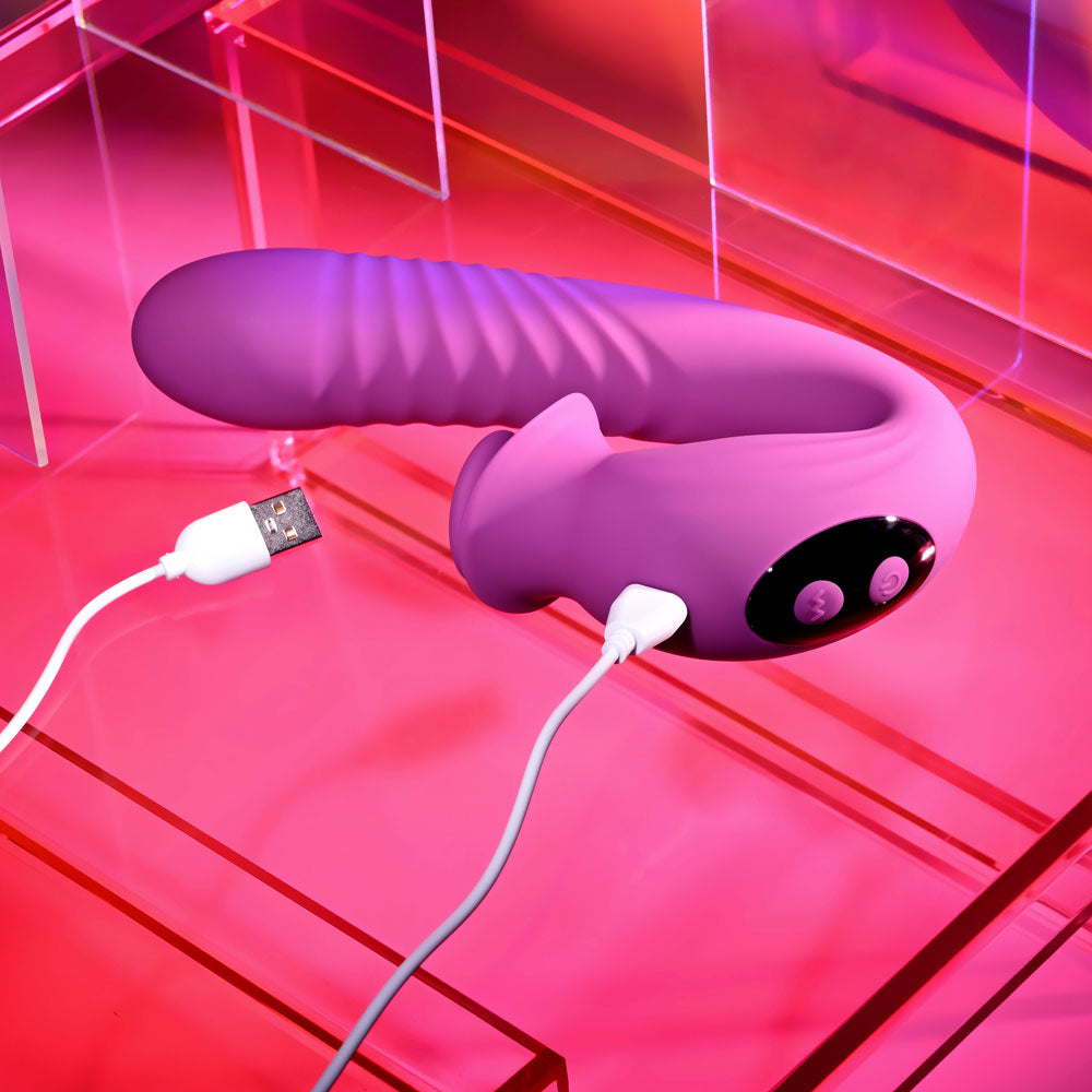 Evolved DEEP ECSTASY Thrusting Rotating Tapping Vibrator