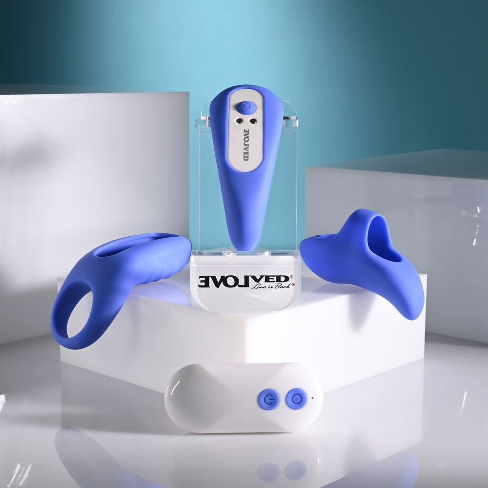 Evolved TAKE YOUR PICK Pleasure Finger Panty Ring Vibrator w Remote