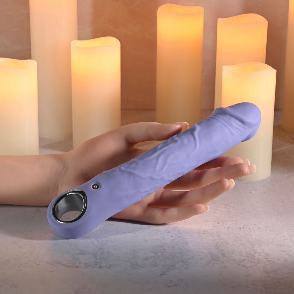 Evolved LARGE PURPLE FANTASY - Purple 21.8cm USB Rechargeable Vibrator