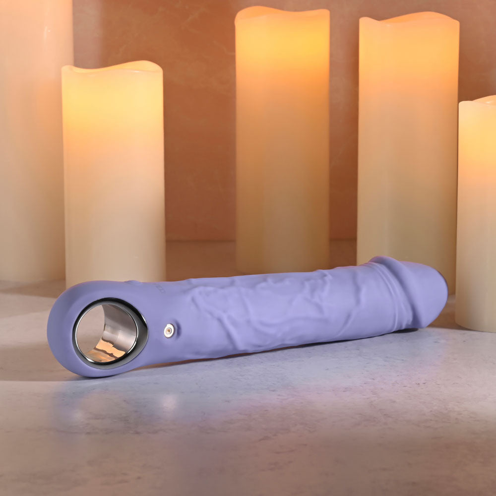 Evolved LARGE PURPLE FANTASY - Purple 21.8cm USB Rechargeable Vibrator