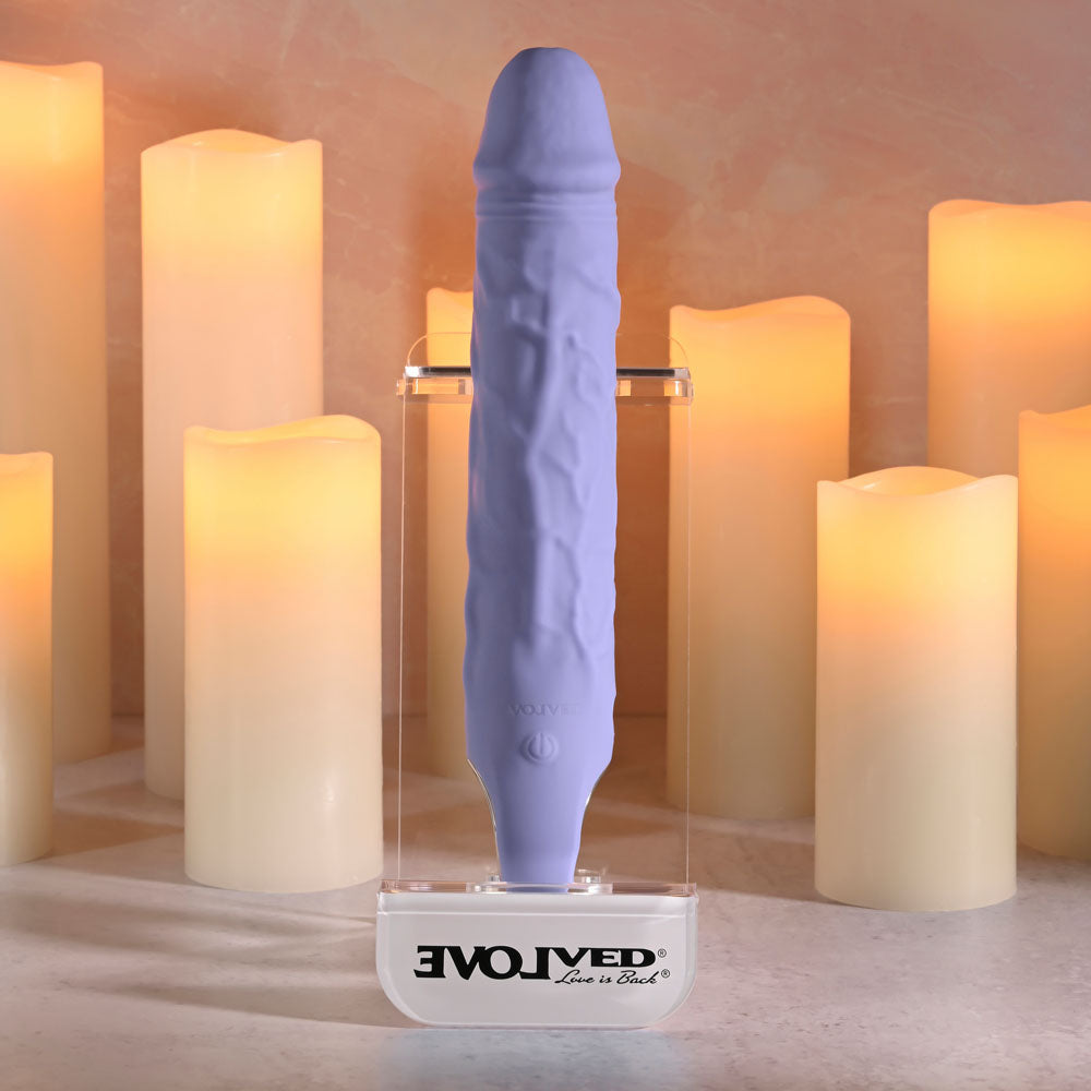 Evolved LARGE PURPLE FANTASY - Purple 21.8cm USB Rechargeable Vibrator