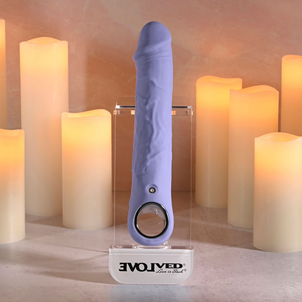 Evolved LARGE PURPLE FANTASY - Purple 21.8cm USB Rechargeable Vibrator