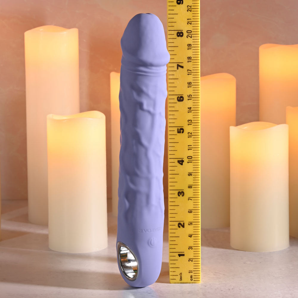 Evolved LARGE PURPLE FANTASY - Purple 21.8cm USB Rechargeable Vibrator