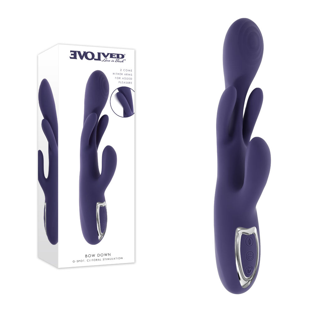 Evolved BOW DOWN Come-Hither Rabbit Vibrator