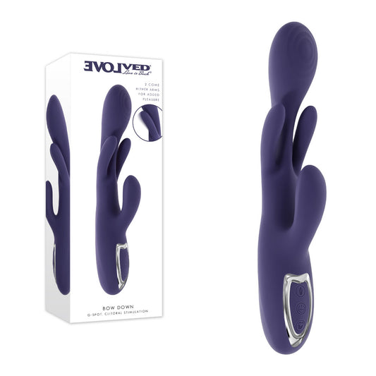 Evolved BOW DOWN Come-Hither Rabbit Vibrator
