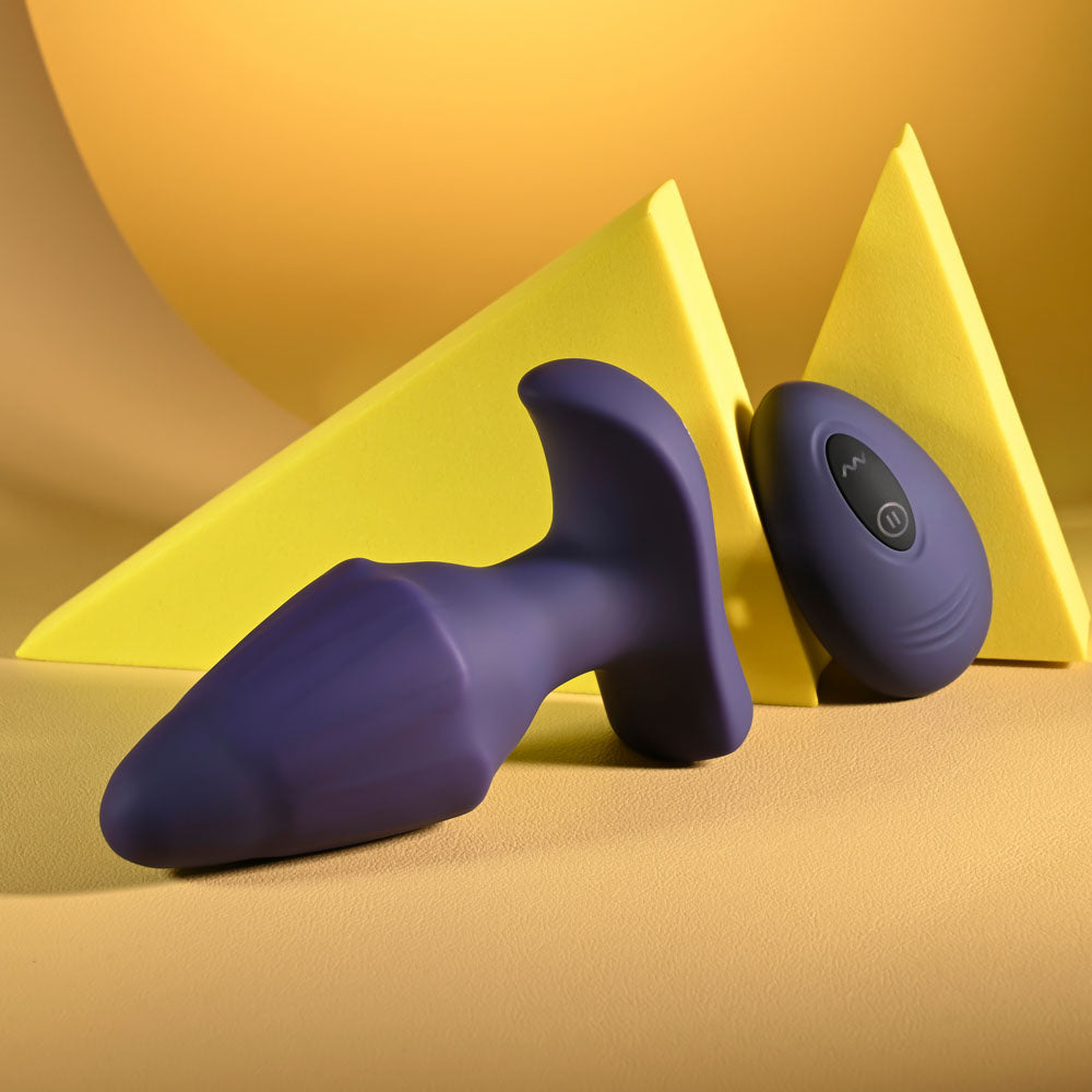 Evolved STARBURST Vibrating Butt Plug with Wireless Remote