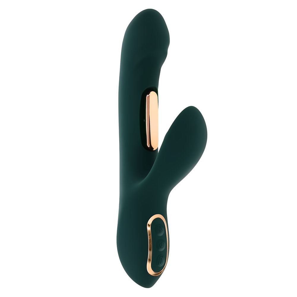 Evolved HEART OF GOLD Dual Tapping Rabbit Vibrator