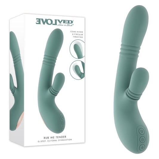 Evolved RUB ME TENDER Gyrating & Thrusting Rabbit Vibrator