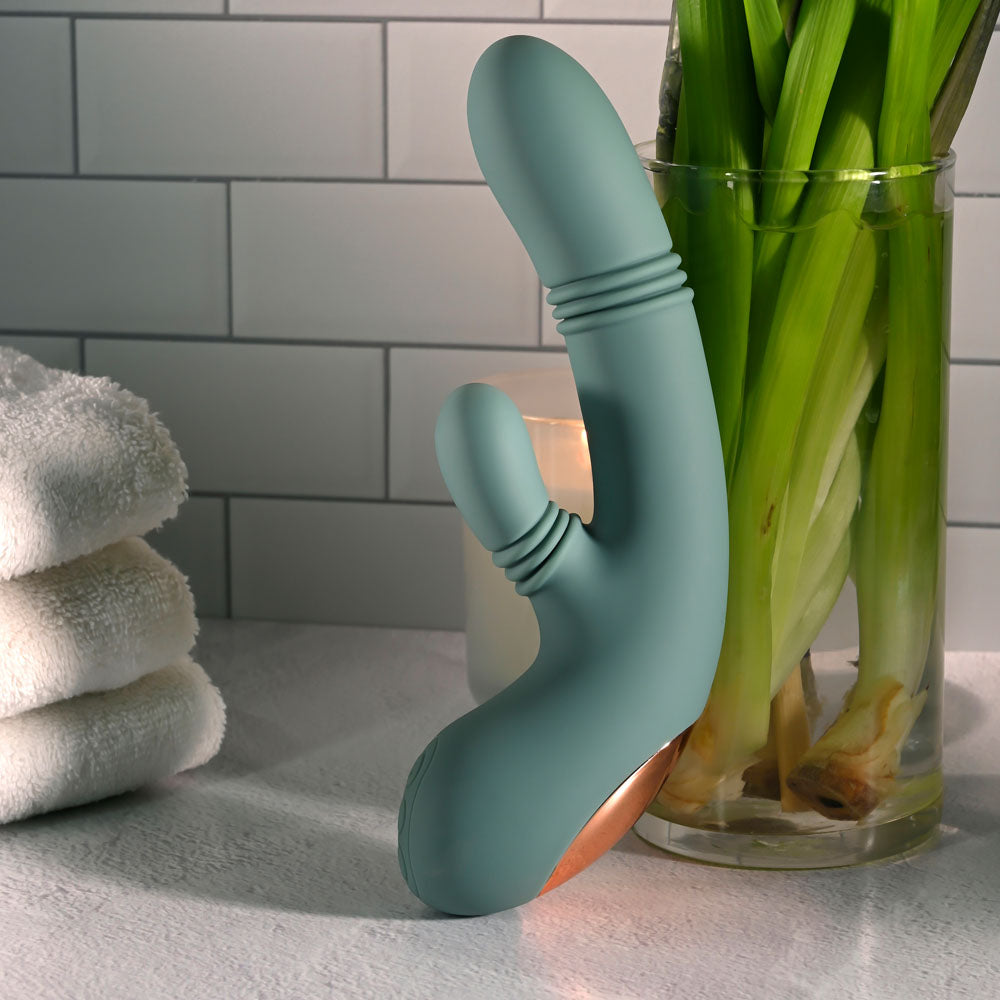 Evolved RUB ME TENDER Gyrating & Thrusting Rabbit Vibrator