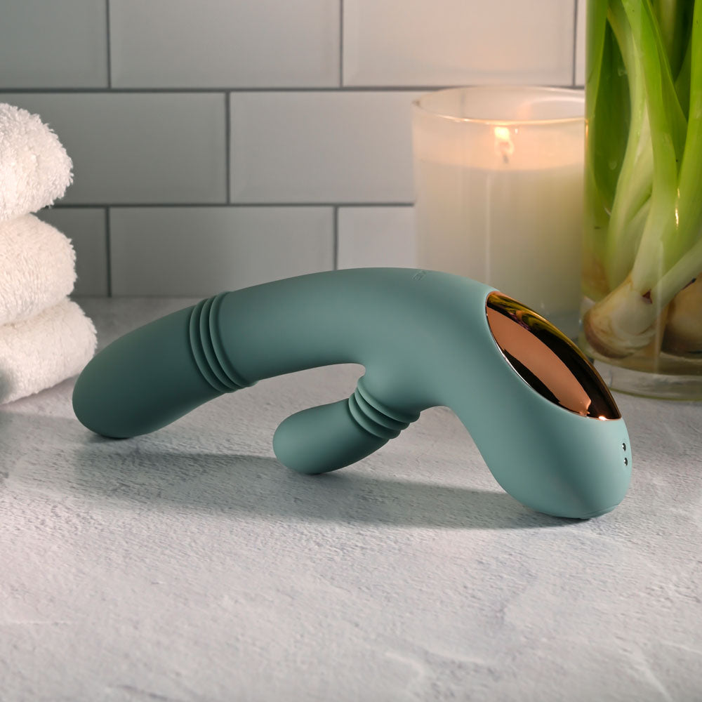 Evolved RUB ME TENDER Gyrating & Thrusting Rabbit Vibrator