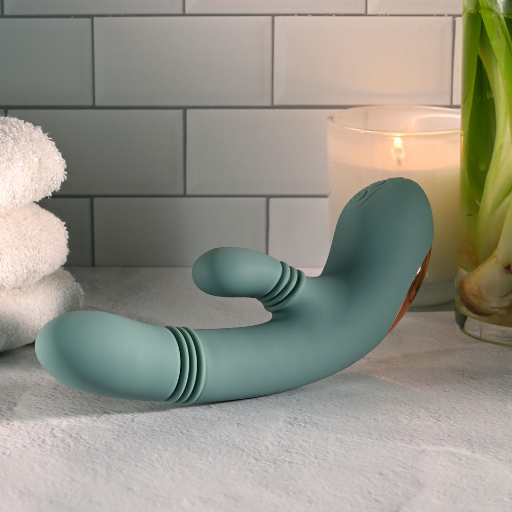 Evolved RUB ME TENDER Gyrating & Thrusting Rabbit Vibrator