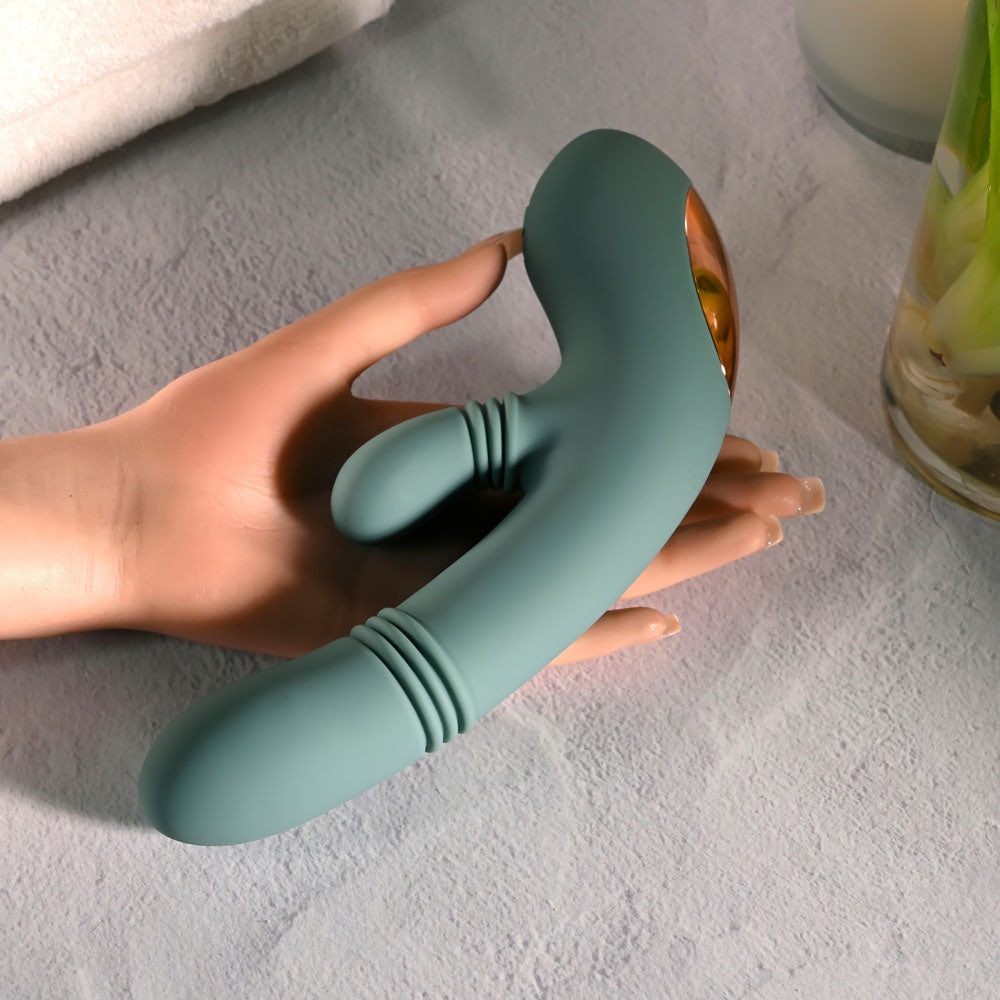Evolved RUB ME TENDER Gyrating & Thrusting Rabbit Vibrator