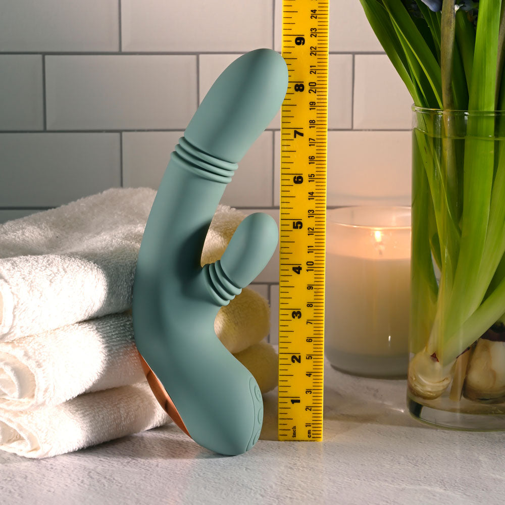 Evolved RUB ME TENDER Gyrating & Thrusting Rabbit Vibrator