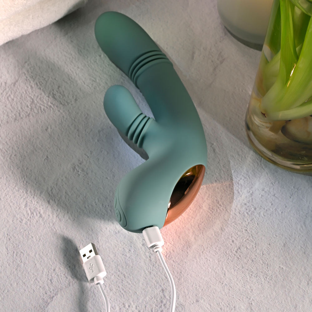 Evolved RUB ME TENDER Gyrating & Thrusting Rabbit Vibrator