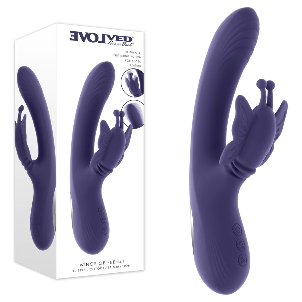 Evolved WINGS OF FRENZY Butterfly Vibrator