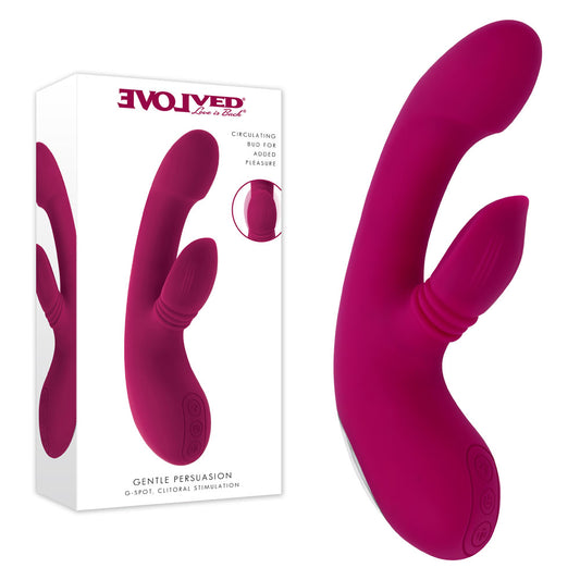 Evolved GENTLE PERSUASION Come-Hither Thrusting Rabbit Vibrator