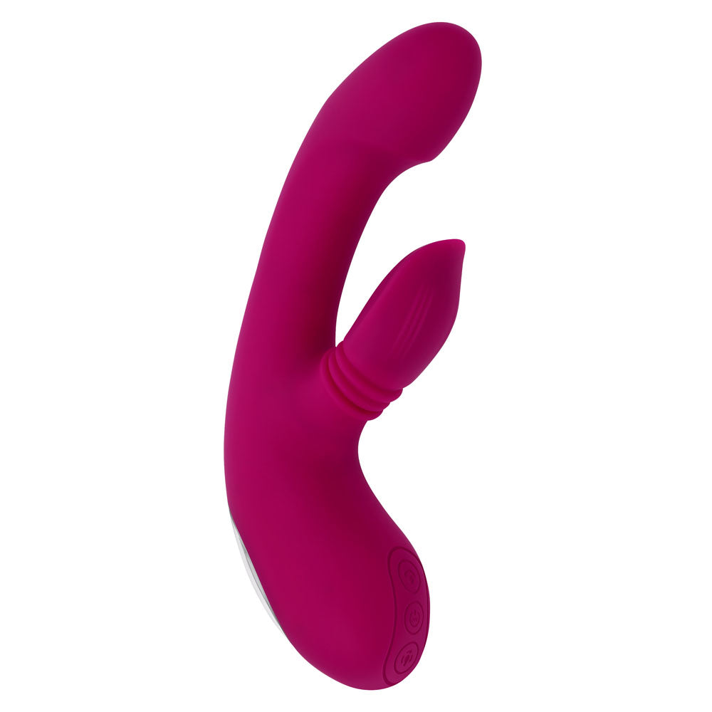 Evolved GENTLE PERSUASION Come-Hither Thrusting Rabbit Vibrator