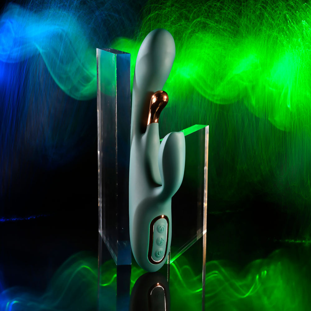 Evolved GOLDEN GODDESS Rabbit Vibrator with G-Spot Flicker