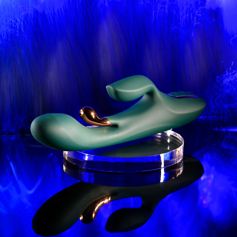 Evolved GOLDEN GODDESS Rabbit Vibrator with G-Spot Flicker