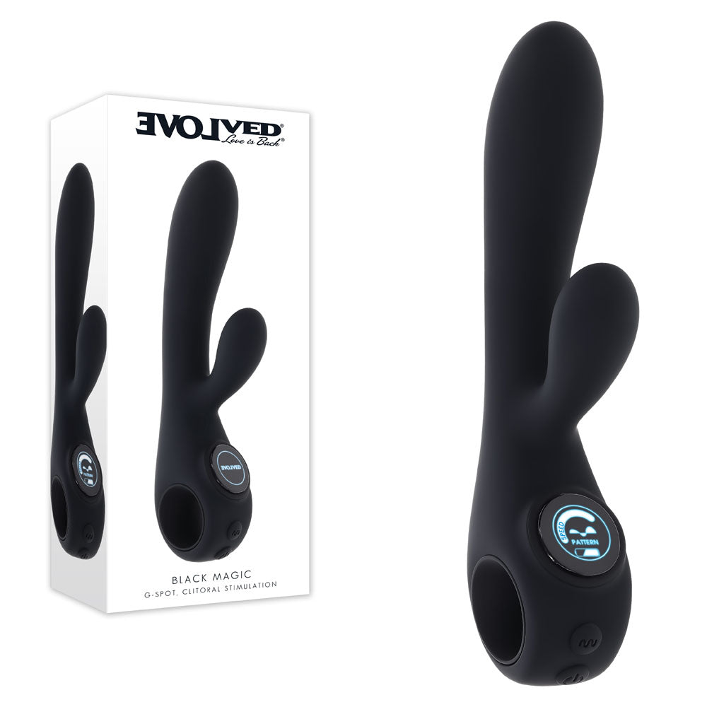 Evolved BLACK MAGIC Rabbit Vibrator with LED Screen