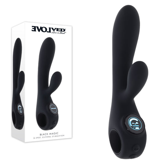 Evolved BLACK MAGIC Rabbit Vibrator with LED Screen