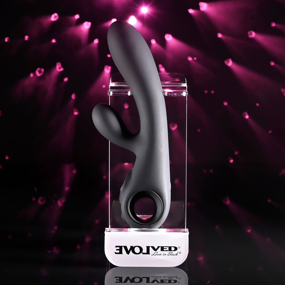 Evolved BLACK MAGIC Rabbit Vibrator with LED Screen