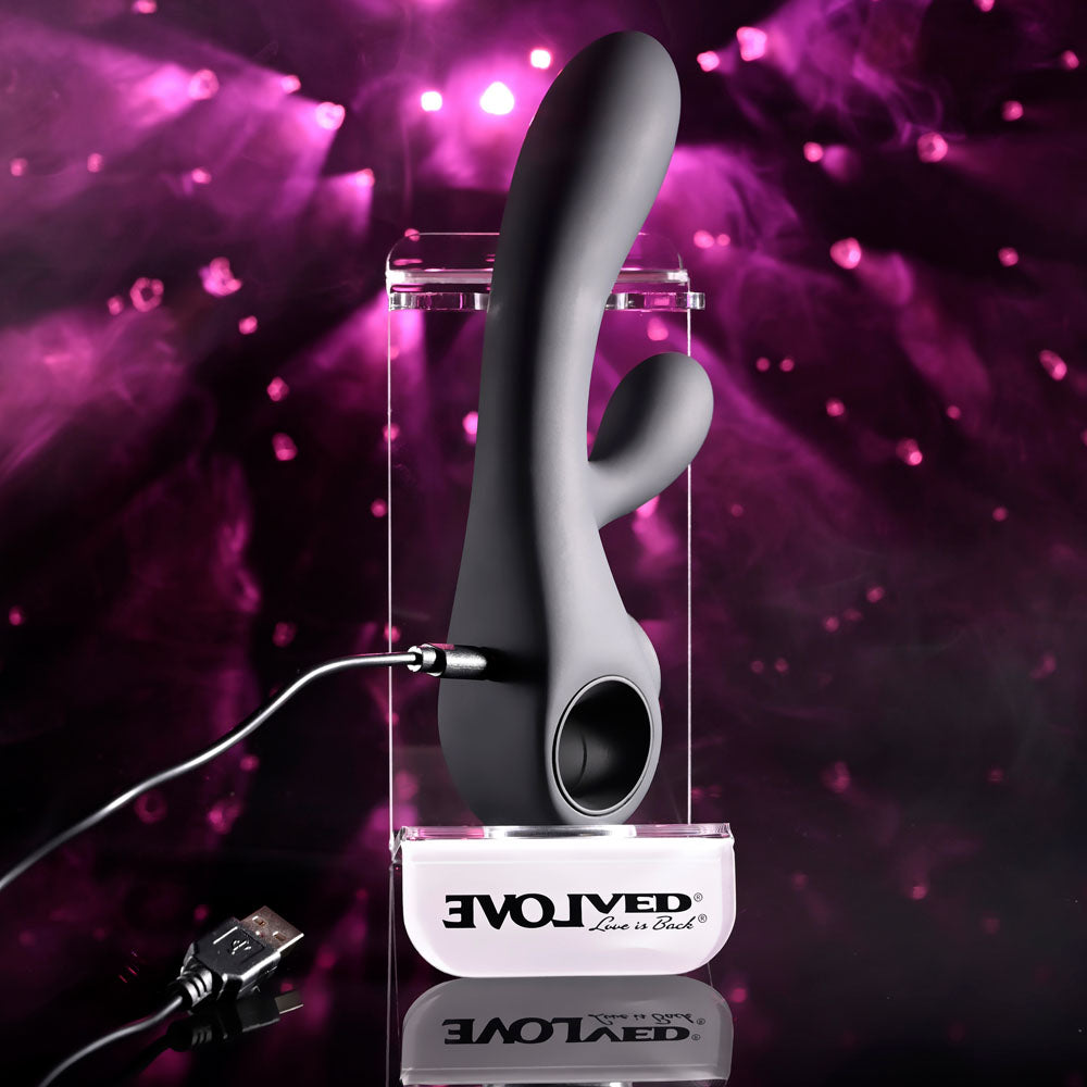 Evolved BLACK MAGIC Rabbit Vibrator with LED Screen
