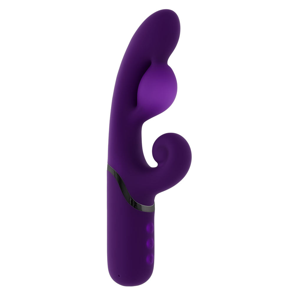 Evolved PLEASURE PUFF - Purple 24.1cm Inflatable Rabbit Vibrator