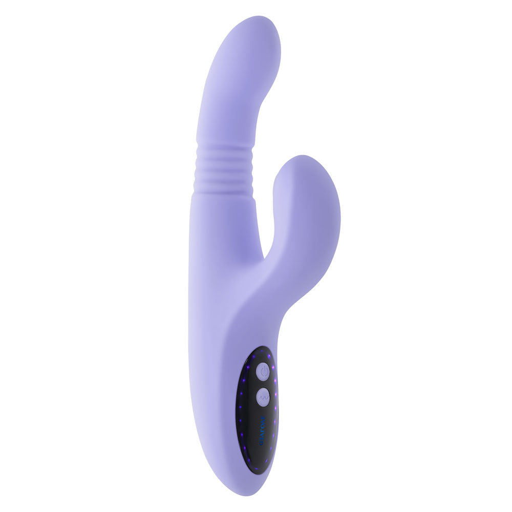 Evolved PEP TALK Thrusting Vibrator with Tapping Clitoral Stimulator