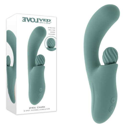 Evolved SPIRAL CHARM Spiralling Ball G-Spot Clitoral Stimulator Vibrator