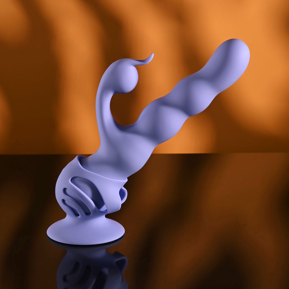 Evolved WIGGLY BUNNY Rabbit Vibrator with Suction Base