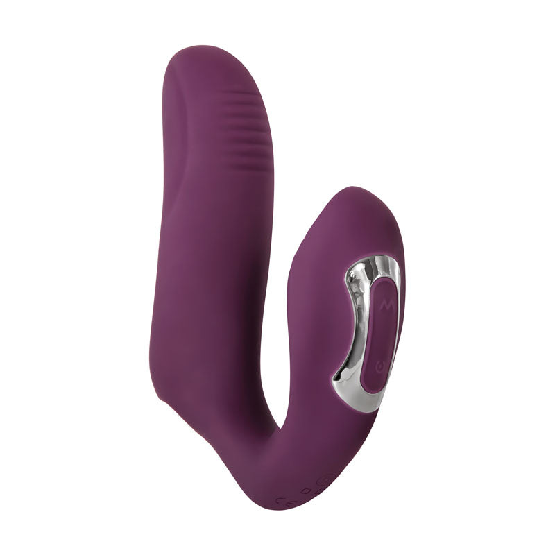 Evolved Helping Hand - Purple Dual Finger Stimulator