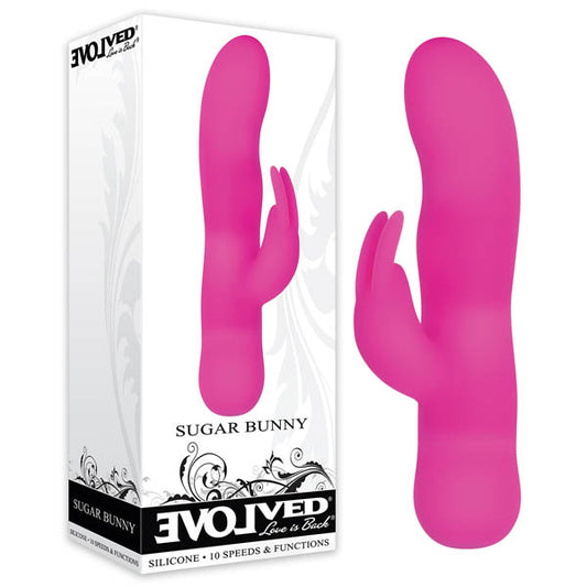 Evolved Sugar Bunny - Pink 17.1cm (6.75") Rabbit Vibrator