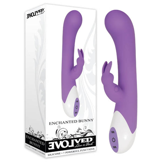 Evolved Enchanted Bunny - Purple 19cm (7.5") Rabbit Vibrator