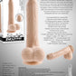 Evolved PEEK A BOO VIBRATING DILDO LIGHT 20.3cm USB Rechargeable Uncut Dong