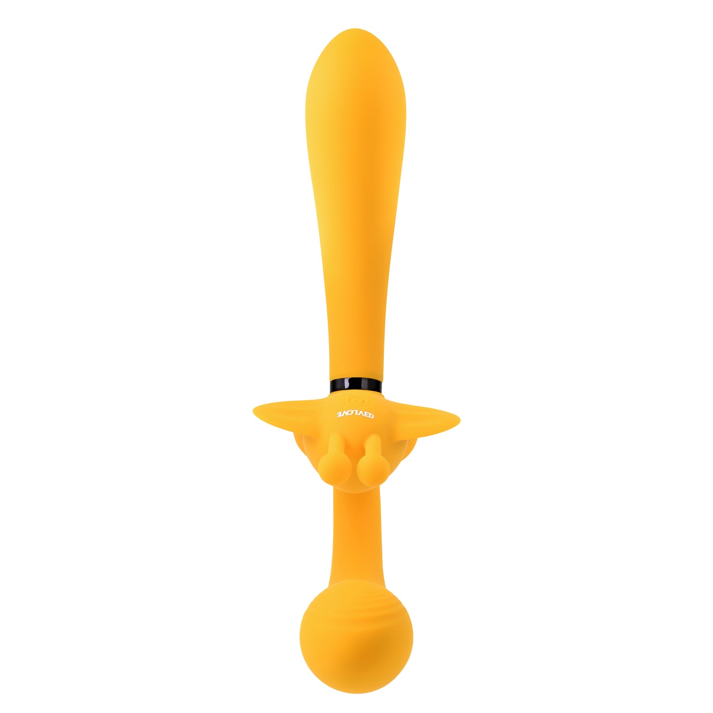 Evolved THE MONARCH Couples Vibrator - Triple Shaft Strapless Strap-On Vibrator