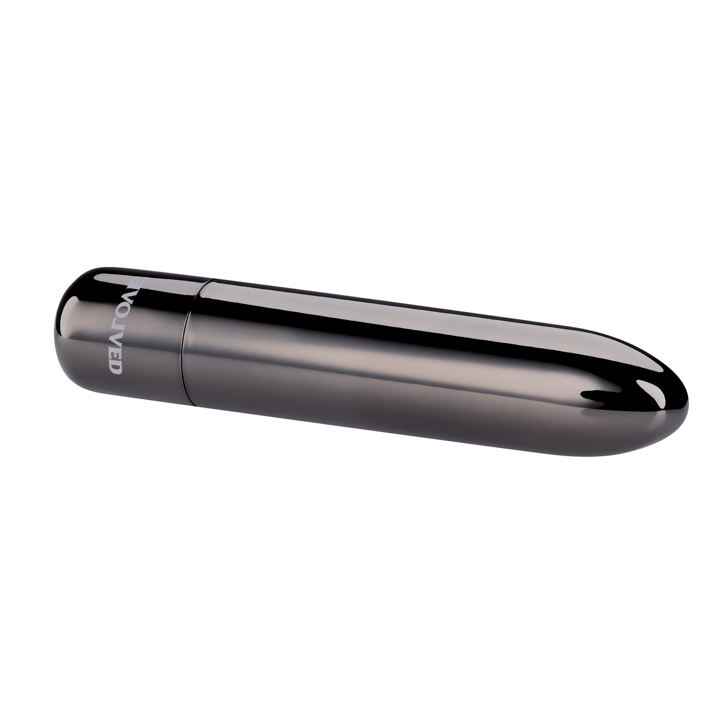 Evolved REAL SIMPLE Black Chrome 10cm USB Rechargeable Bullet Vibrator