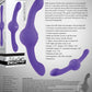 Evolved OUR GYRO VIBE Purple 29.5cm USB Rechargeable Super Double Vibrator