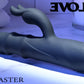Evolved RINGMASTER Black 23.1cm USB Rechargeable Rabbit Vibrator