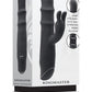Evolved RINGMASTER Black 23.1cm USB Rechargeable Rabbit Vibrator