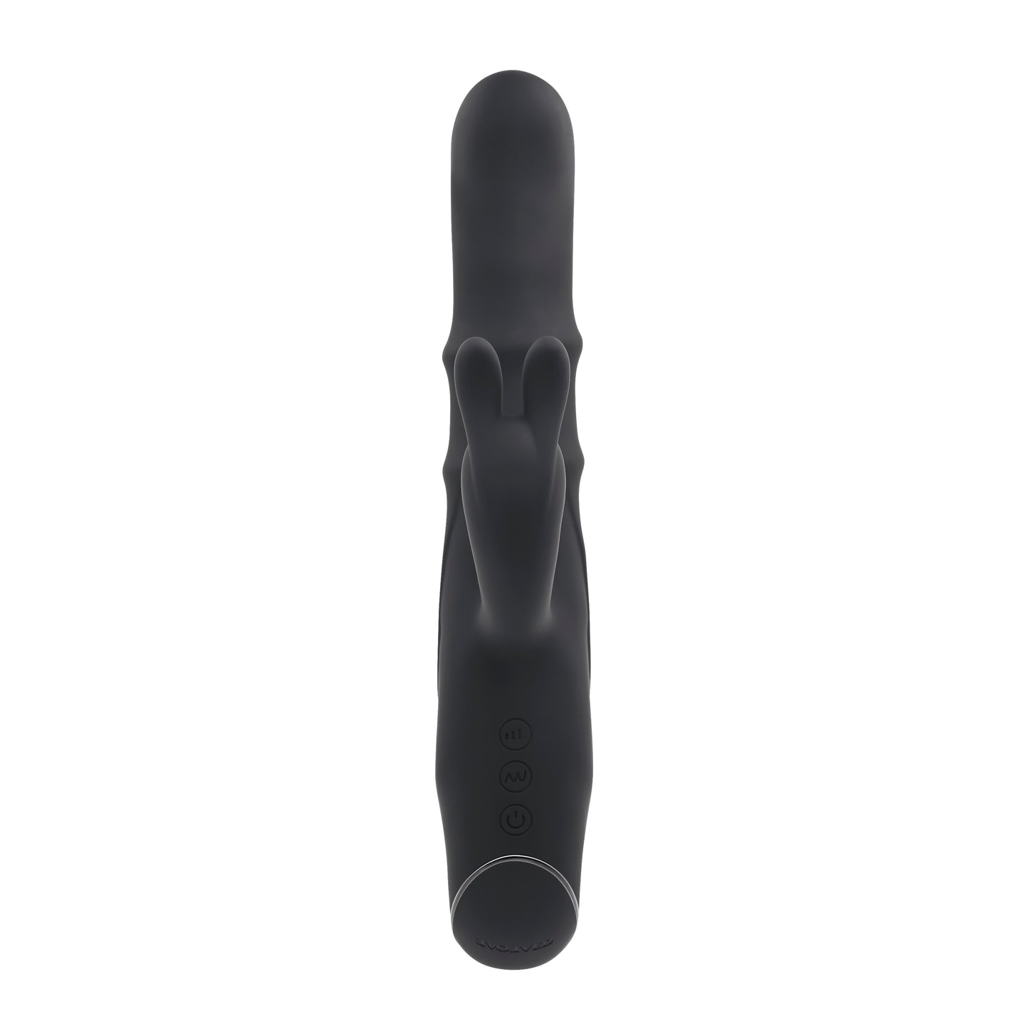 Evolved RINGMASTER Black 23.1cm USB Rechargeable Rabbit Vibrator