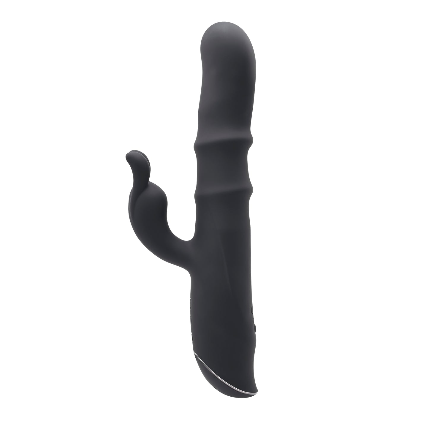 Evolved RINGMASTER Black 23.1cm USB Rechargeable Rabbit Vibrator